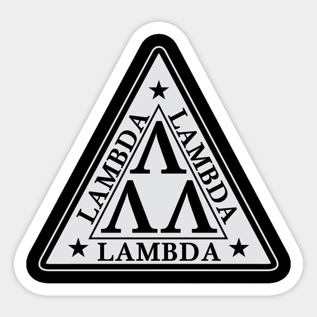 Lambda Lambda Lambda - Revenge Of The Nerds - Sticker